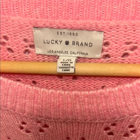 Lucky Brand Pink Knit Sweater - Picture 3 of 7